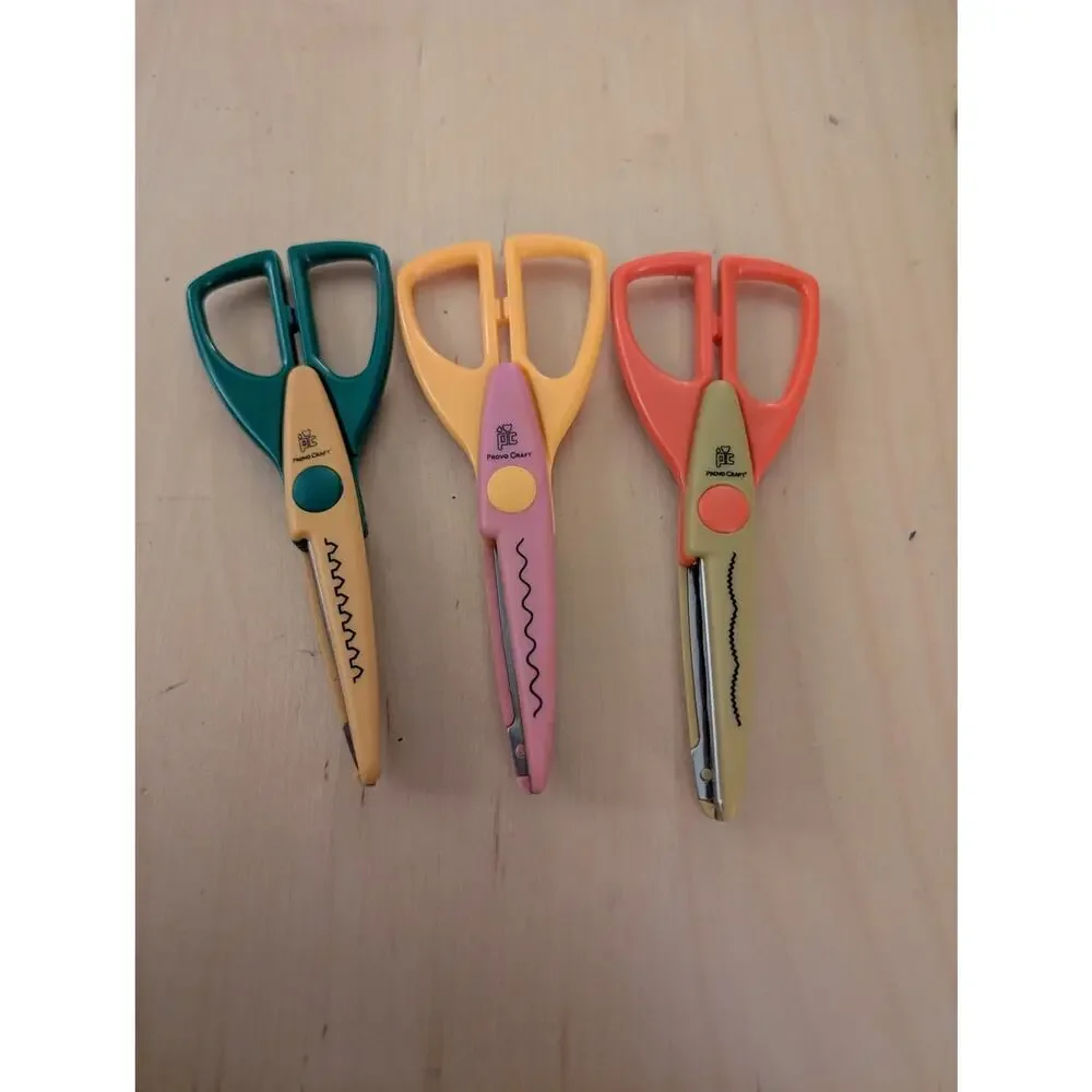 🍀Set of 3 Provo Craft Scrapbooking Scissors